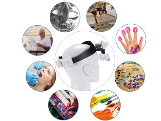 V erk Group Επαγγελματικός Μεγεθυντικός Φακός Κεφαλής με 2 LED και ...