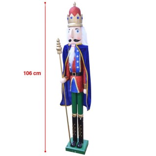 BAKAJI Ξύλινος Χριστουγεννιάτικος Καρυοθραύστης Ύψους 106 εκ. Χρισ... BAKAJI Ξύλινος Χριστουγεννιάτικος Καρυοθραύστης Ύψους 106 εκ. Χρισ...