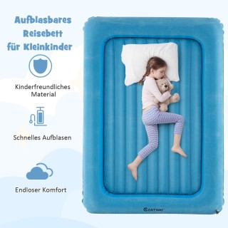Costway Φουσκωτό παιδικό κρεβάτι με ηλεκτρική αντλία & τσάντα μετα... Costway Φουσκωτό παιδικό κρεβάτι με ηλεκτρική αντλία & τσάντα μετα...