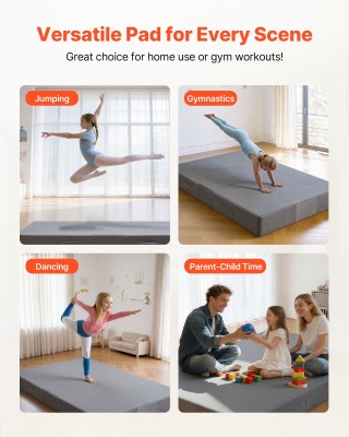 VEVOR Πλατφόρμα Αφρώδους Κάλυψης 1800 x 1210 mm για Παιδιά & Ενήλικ...