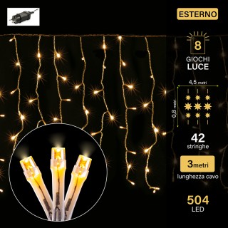 Kooper Γιρλάντα 504 LED θερμό λευκό 42 κορδόνια 8 προγράμματα φωτισ... Kooper Γιρλάντα 504 LED θερμό λευκό 42 κορδόνια 8 προγράμματα φωτισ...