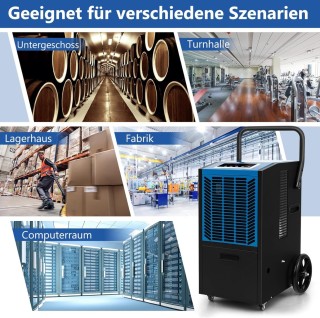 Costway 66 L Αφυγραντήρας με Χρονοδιακόπτη 24 ωρών & Αυτόματη Απόψυ...