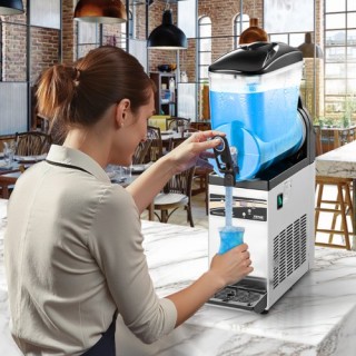 VEVOR Εμπορική Μηχανή Σλάσι 15L για Παγωμένα Ποτά CGXXRJX115LDWAYUYV2