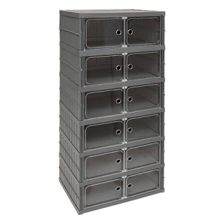 5Five Simply Smart Πλαστική Συρταριέρα FoldNBox 6 Θέσεων – Ανοιχτό ...