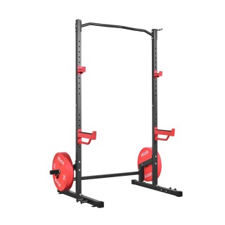 VEVOR Πολυλειτουργικό Ράφι Squat Power Cage, Ρυθμιζόμενο J-Hooks & ...