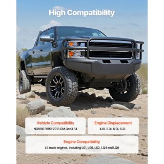 VEVOR Σετ Εξαρτημάτων Εκκεντροφόρου με Φλάντζα Χρονομέτρου και Ράβδ...