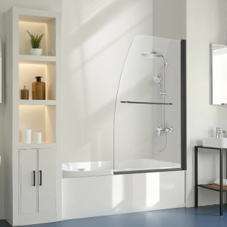 VEVOR Πόρτα Ντουζιέρας Μπανιέρας Χωρίς Πλαίσιο 34x55 ιν. 180° Περισ...