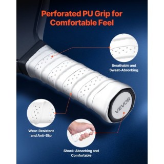 VEVOR Επαγγελματική Ρακέτα Πίκλεμπολ Ανθρακονήματος με Κυψελωτό Πυρ...