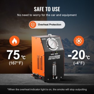 VEVOR Ανιχνευτής Διαρροών Καπνού Αυτοκινήτου με Ενσωματωμένη Αντλία...