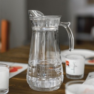 Galileo Καράφα 17 Λ από γυαλί με διακόσμηση τετράγωνα Sibilla 5919185