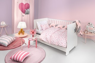 Guy Laroche Σετ 3τμχ Βρεφικά Σεντόνια Paw Pinky 115x170, 1110092224147