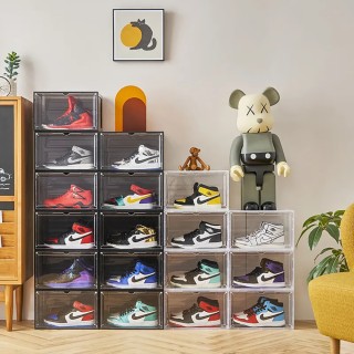 Μαγνητική Ραφιέρα Παπουτσιών 4 Τεμάχια Μαύρο BN1116 GEM