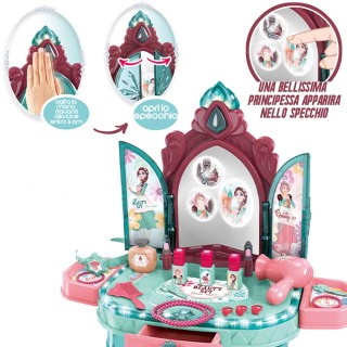 BAKAJI Καθρέφτης Μακιγιάζ με Αισθητήρα Σετ Ομορφιάς με Σκαμπό Μουσ... BAKAJI Καθρέφτης Μακιγιάζ με Αισθητήρα Σετ Ομορφιάς με Σκαμπό Μουσ...