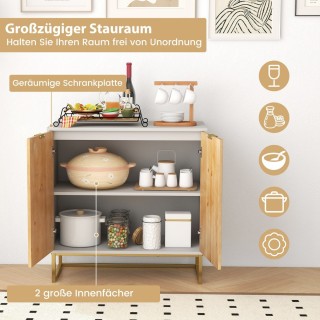 Costway Εξαιρετικός Μπουφές με Φυσική Ομορφιά και Άφθονο Αποθηκευτι... Costway Εξαιρετικός Μπουφές με Φυσική Ομορφιά και Άφθονο Αποθηκευτι...