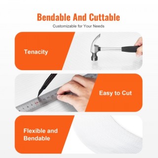 VEVOR  12 Πάνελ Θερμοκηπίου Πολυανθρακικού 2 X 4 X 0.24 Στέγης  SLW...