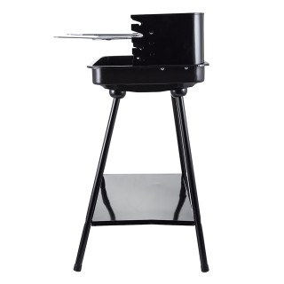Galileo Ορθογώνιο μπάρμπεκιου από ανθρακοχάλυβα με αφαιρούμενη επιχ...