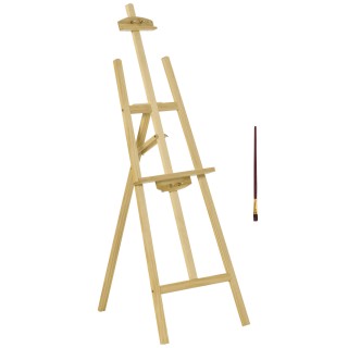 HOMCOM Φορητό και Πτυσσόμενο Καβαλέτο Ζωγραφικής, Ρυθμιζόμενο Ύψος ... HOMCOM Φορητό και Πτυσσόμενο Καβαλέτο Ζωγραφικής, Ρυθμιζόμενο Ύψος ...