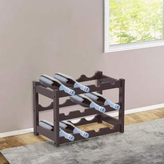 BAKAJI Ξύλινη Κάβα Κρασιών από Μπαμπού Καρυδιάς με 12 Θέσεις Μπαρ ... BAKAJI Ξύλινη Κάβα Κρασιών από Μπαμπού Καρυδιάς με 12 Θέσεις Μπαρ ...