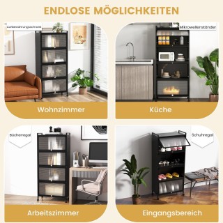 Τροχήλατη Βάση Φούρνου Μικροκυμάτων με 5 Ράφια 60 x 32 x 154 cm Μα... Τροχήλατη Βάση Φούρνου Μικροκυμάτων με 5 Ράφια 60 x 32 x 154 cm Μα...