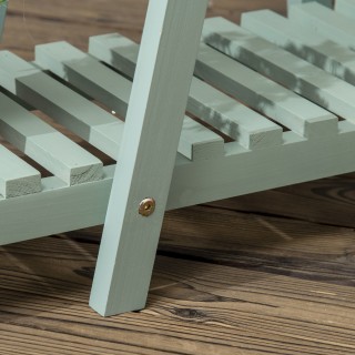 Outsunny Ξύλινο ράφι έλατου 3 επιπέδων για εσωτερικούς και εξωτερικ...