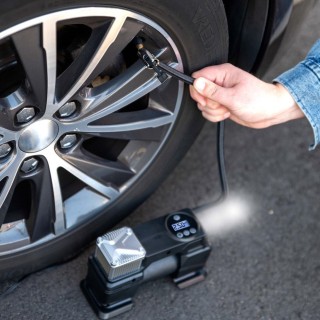 DUNLOP Ψηφιακή Αντλία Αέρα για Ελαστικά με LED Οθόνη 150PSI/10Bar 0...