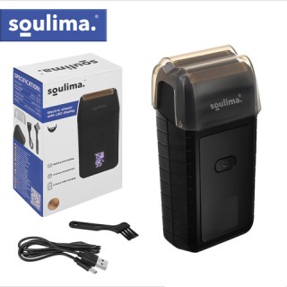 Soulima Ξυριστική Μηχανή Γενειάδας Foil με LED Οθόνη, USB-C, 2 Foil... Soulima Ξυριστική Μηχανή Γενειάδας Foil με LED Οθόνη, USB-C, 2 Foil...