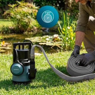 Cecotec Αντλία Ακάθαρτων Νερών Neptunus 400 Dark 400W, Παροχή έως 8...