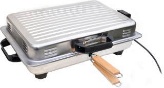 Επιτραπέζια Ηλεκτρική Ψησταριά Σχάρας 800W με Καπάκι ROLLER 20105 Επιτραπέζια Ηλεκτρική Ψησταριά Σχάρας 800W με Καπάκι ROLLER 20105