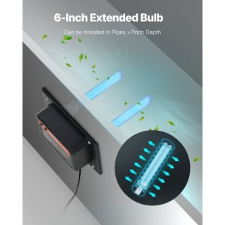 VEVOR Σύστημα Καθαρισμού Αέρα HVAC με Λάμπα UV 18W 7 ιντσών για Ολό... VEVOR Σύστημα Καθαρισμού Αέρα HVAC με Λάμπα UV 18W 7 ιντσών για Ολό...