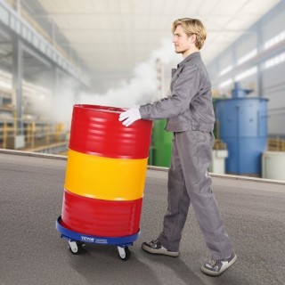 VEVOR Καρότσι Βαρελιού 55 Γαλονιών με 4 Ρόδες, Φορτίο 2000 lbs JSYT... VEVOR Καρότσι Βαρελιού 55 Γαλονιών με 4 Ρόδες, Φορτίο 2000 lbs JSYT...