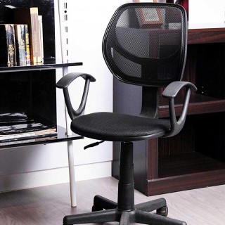 BAKAJI Μαύρη Περιστρεφόμενη Καρέκλα με 5 ρόδες Γραφείο Δωμάτιο Γρα... BAKAJI Μαύρη Περιστρεφόμενη Καρέκλα με 5 ρόδες Γραφείο Δωμάτιο Γρα...