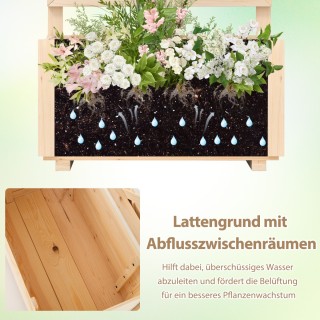 Costway Φυσική Κασπώ με Σκάλωμα και Σύστημα Αποστράγγισης 58 x 35 x...