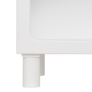 Ξύλινο Παιδικό Κομοδίνο με 1 Ράφι 40 x 32 x 42 cm Λευκό 205819 Atmo...