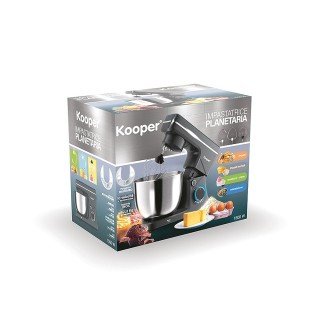 Kooper Πλανητικό μίξερ με αποσπώμενο κάδο 5,5 L, 10 ταχύτητες, 1500... Kooper Πλανητικό μίξερ με αποσπώμενο κάδο 5,5 L, 10 ταχύτητες, 1500...