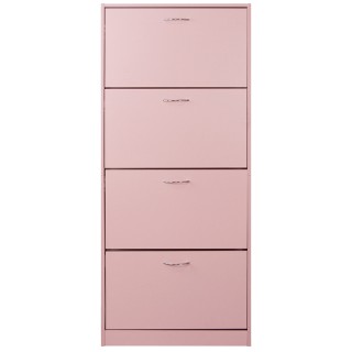 BAKAJI Ντουλάπα παπουτσιών 4 φύλλων με ράφια διπλού βάθους και λαβ... BAKAJI Ντουλάπα παπουτσιών 4 φύλλων με ράφια διπλού βάθους και λαβ...