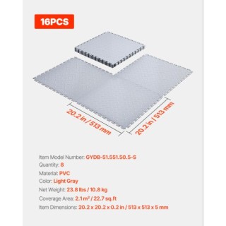 VEVOR Πλακάκια Δαπέδου Γκαράζ Διασυνδεόμενα 8 τεμ.: Αντιολισθητικά ... VEVOR Πλακάκια Δαπέδου Γκαράζ Διασυνδεόμενα 8 τεμ.: Αντιολισθητικά ...