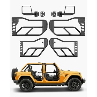 VEVOR Τετράθυρες Σωληνωτές Πόρτες για Jeep Wrangler JL 2018-2024 JP... VEVOR Τετράθυρες Σωληνωτές Πόρτες για Jeep Wrangler JL 2018-2024 JP...