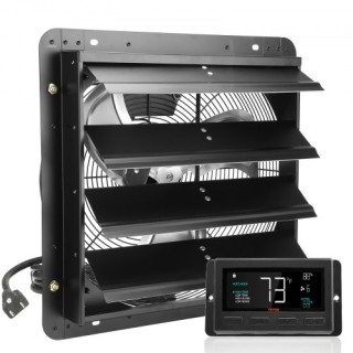 VEVOR Ανεμιστήρας Εξαερισμού με Κλείστρο 406 mm και Τηλεχειριστήρι... VEVOR Ανεμιστήρας Εξαερισμού με Κλείστρο 406 mm και Τηλεχειριστήρι...