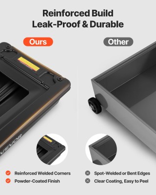 VEVOR Χαμηλού Προφίλ Λεκάνη Αποστράγγισης Λαδιού 64L με Ηλεκτρική Α...