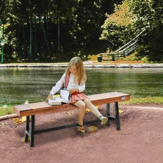 VEVOR Ξύλινο Παγκάκι Κήπου 160 εκ. με Μεταλλικά Πόδια GYZYMZ63YC00... VEVOR Ξύλινο Παγκάκι Κήπου 160 εκ. με Μεταλλικά Πόδια GYZYMZ63YC00...