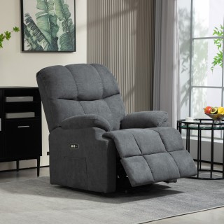 HOMCOM Πολυθρόνα Ανύψωσης με Υποπόδιο και Τηλεχειριστήριο, από Ύφα... HOMCOM Πολυθρόνα Ανύψωσης με Υποπόδιο και Τηλεχειριστήριο, από Ύφα...