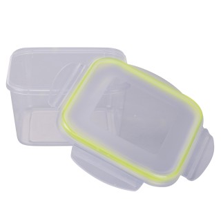 Galileo Αεροστεγής δοχείο 1300 ml από πλαστικό PP 16x16x9 cm πράσιν...