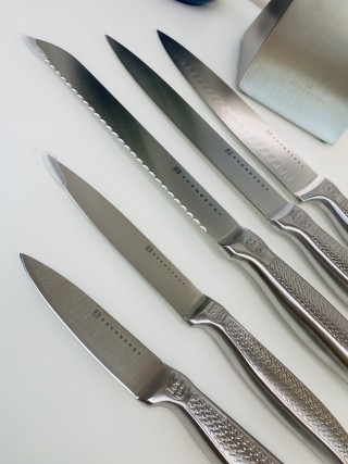 Edenberg Σύγχρονο Σετ Μαχαιριών με Βάση 6 Τεμαχίων EB-11001 Edenberg Σύγχρονο Σετ Μαχαιριών με Βάση 6 Τεμαχίων EB-11001