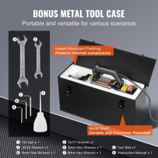 VEVOR  1500W Ηλεκτρικός Υδραυλικός Κοπτήρας Οπλισμού έως 22mm GJQDJ...