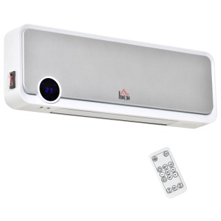 HOMCOM Ηλεκτρικός Θερμαντήρας Τοίχου με 3 Λειτουργίες και Χρονοδιακ...