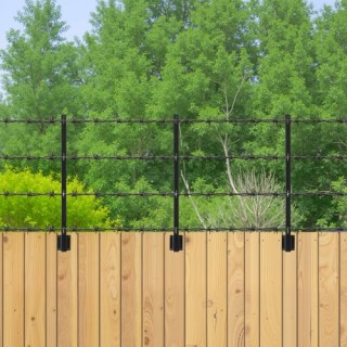 VEVOR Επέκταση Φράχτη, 12 Τεμάχια, 81.5cm Επιτοίχια Εκτείνοντα Βραχ...