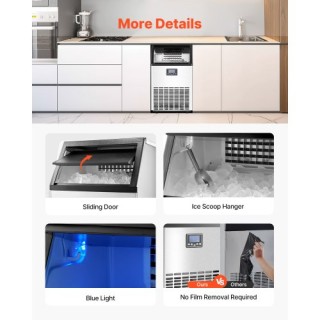 VEVOR Επαγγελματική Παγομηχανή Ελεύθερης Τοποθέτησης 120lbs/24H SYY... VEVOR Επαγγελματική Παγομηχανή Ελεύθερης Τοποθέτησης 120lbs/24H SYY...