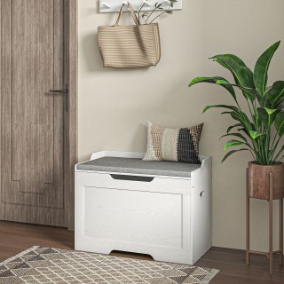 HOMCOM Πάγκος Αποθήκευσης 103L Πολυλειτουργικός από Ξύλο με Μαξιλά... HOMCOM Πάγκος Αποθήκευσης 103L Πολυλειτουργικός από Ξύλο με Μαξιλά...