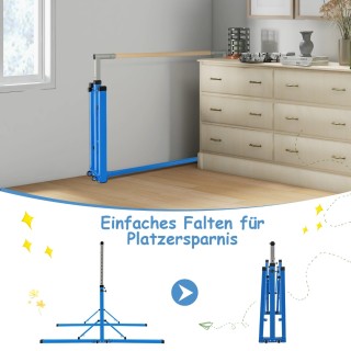 Costway  Πτυσσόμενη Μπάρα Γυμναστικής για Παιδιά Σταθερή Οικιακή Συ...