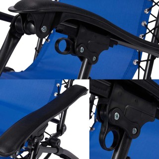 BAKAJI Καρέκλα Κήπου Πολυθρόνα Χαλάρωσης Πτυσσόμενη Μηδενικής Βαρύ... BAKAJI Καρέκλα Κήπου Πολυθρόνα Χαλάρωσης Πτυσσόμενη Μηδενικής Βαρύ...